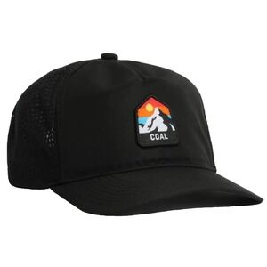 Coal One Peak Outdoor Trucker Cap OS Black NWT
